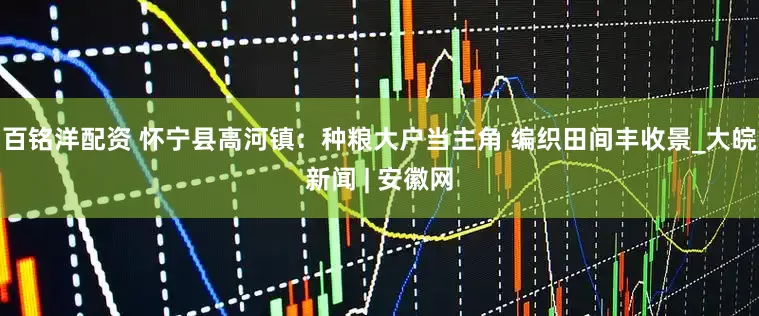 百铭洋配资 怀宁县高河镇：种粮大户当主角 编织田间丰收景_大皖新闻 | 安徽网